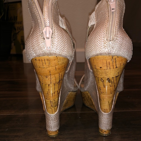 BCBGeneration Tan Wedges - Picture 4 of 7